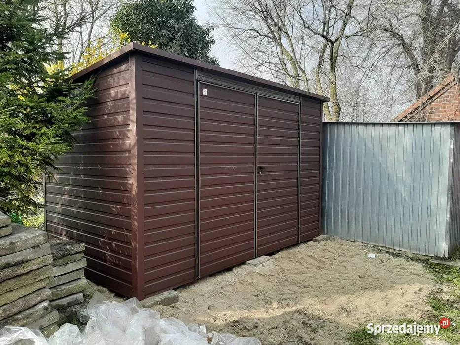 Garaż Blaszany Drewnopodobny 3x5 BLASZAK Garaże