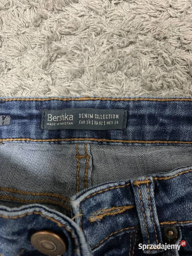 Spodnie dżinsowe damskie Bershka 34 xs Chełm