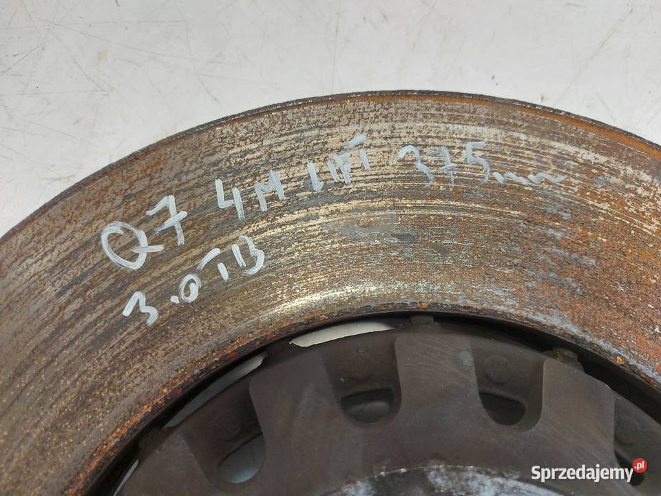 Audi Q7 II LIFT 4M0 TFSI tarcza hamulcowa prawa osobowe dolnośląskie