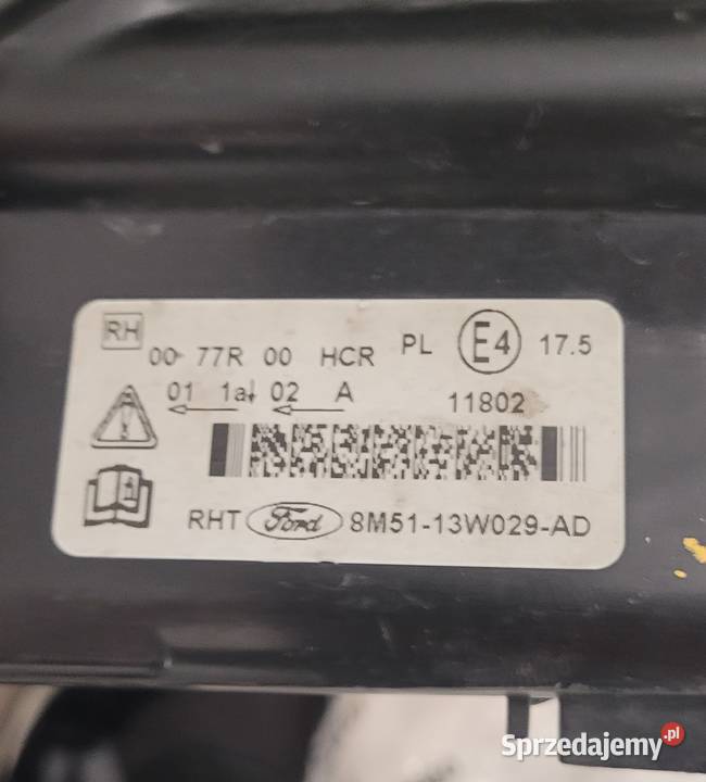 Oryginalne Lampy przód Ford Focus MK2 Lift 0711r