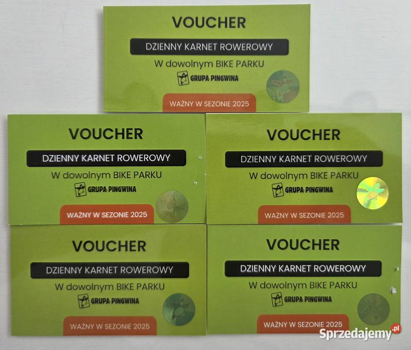 Voucher do bike parku 5 Grupa Pingwina