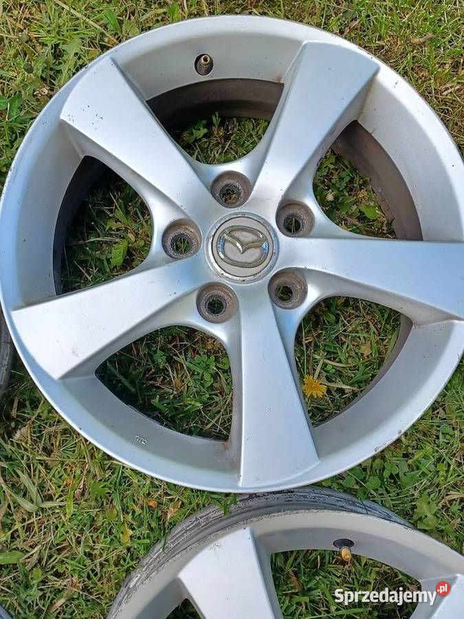 Ładne alufelgi mazda 16 koła 5x1143 opony letnie Ostrowiec Świętokrzyski