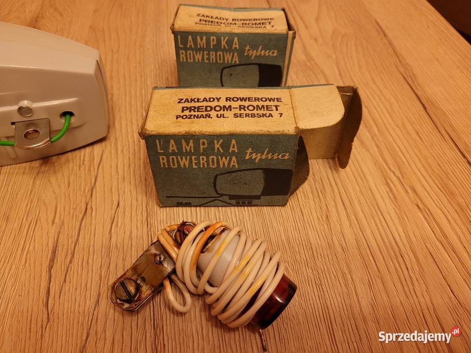 Lampka rowerowa pchełka nowa Romet orginał prl