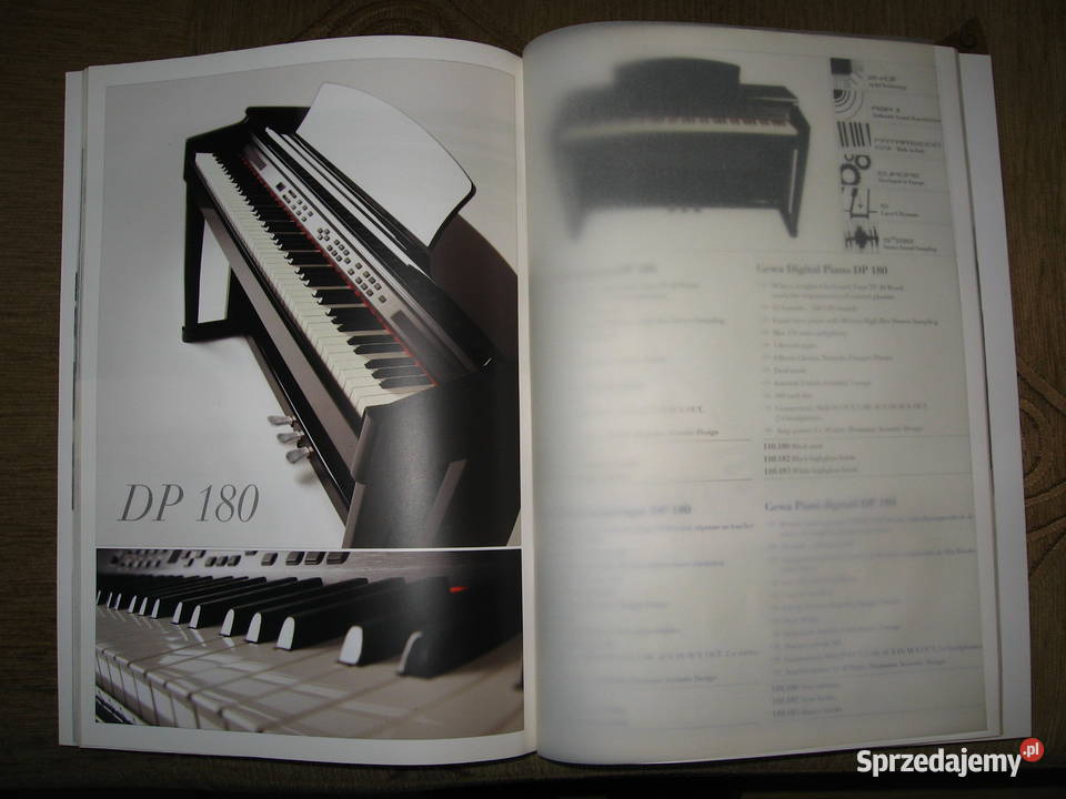 GEWA Digital Piano catalog katalog pianin Kępice sprzedam