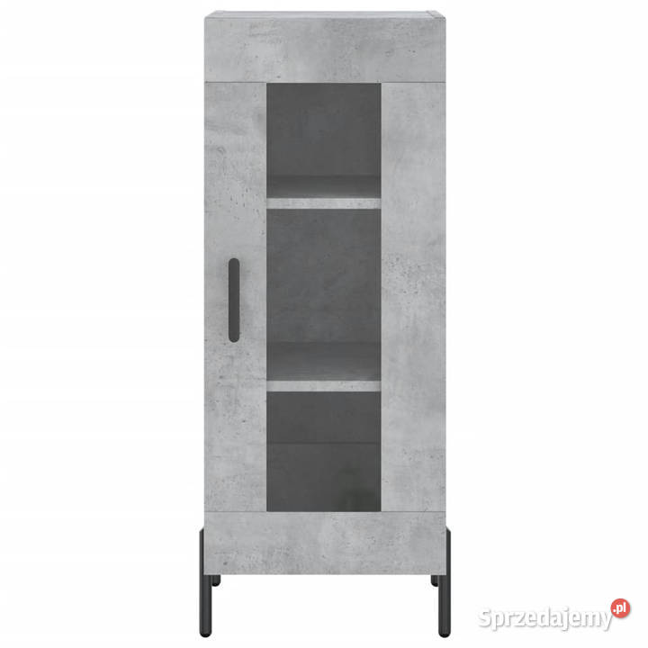 Szafka szarość betonu 345x34x90 materiał mazowieckie Warszawa