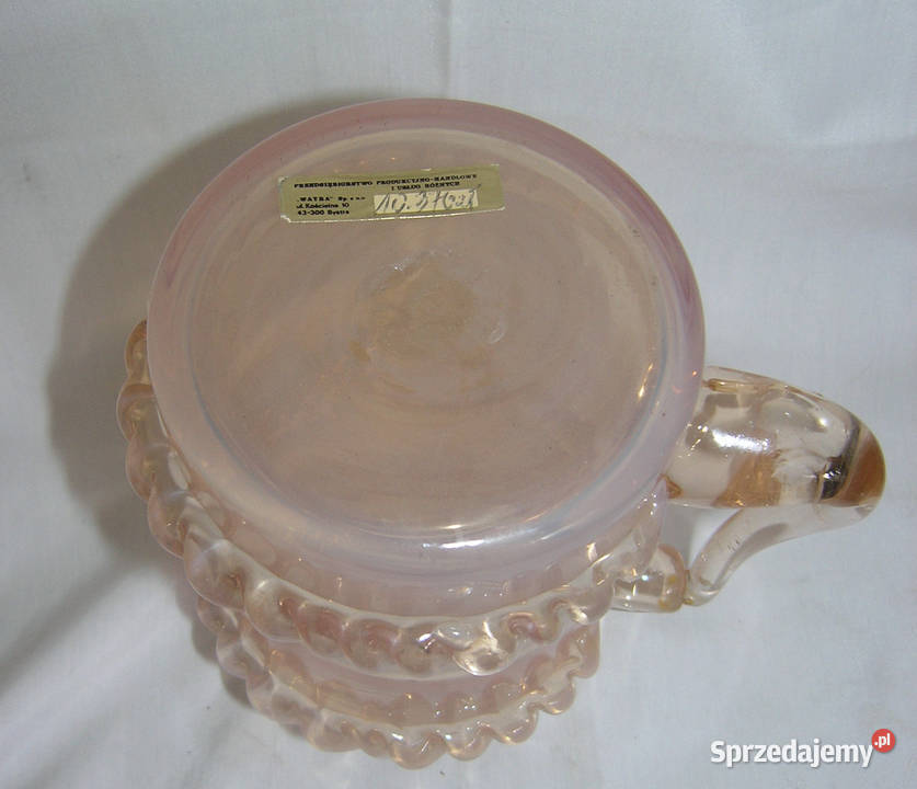 wazon kufel vintage J SłuczanOrkuszDdvin Porcelana i szkło Bartków