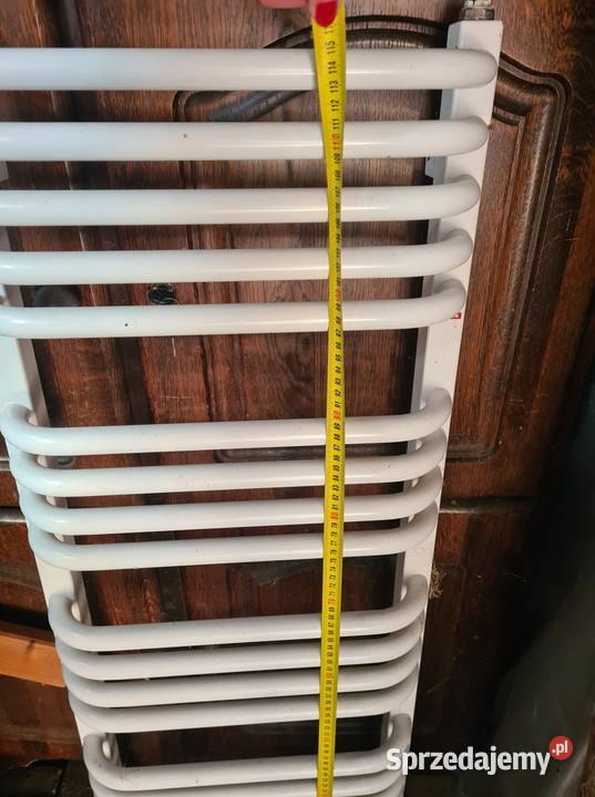 Okazja grzejnik łazienkowy 118x40 Terma sprawny Hydraulika i armatura