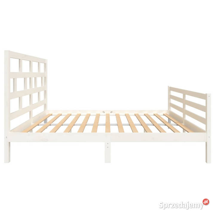 Rama łóżka biała lite drewno sosnowe 150x200 Warszawa