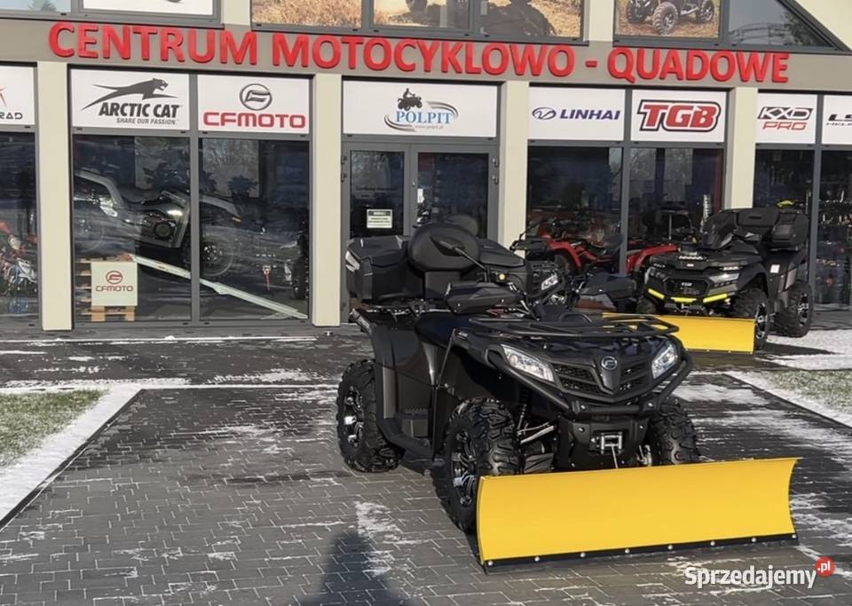 QUAD ATV CF MOTO 520 CFORCE 4x4 + KUFER, PŁUG Myślenice - Sprzedajemy.pl