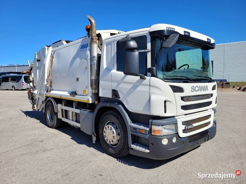 Scania P280 śmieciarka DWIE KOMORY JOAB 12m3 Nowiny