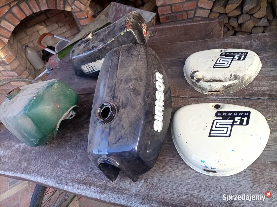 Simson enduro osłony zbiornik 3 Nowogród Bobrzański