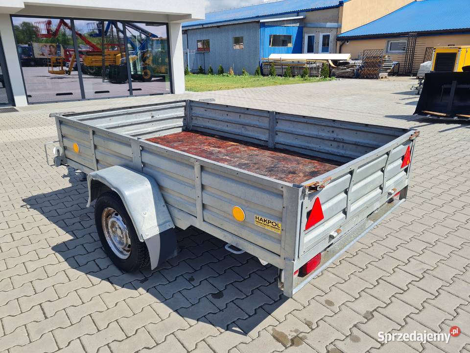 Przyczepka samochodowa Hakpol H750 Rok produkcji 2014 Do samochodów osobowych Przyczepy i naczepy małopolskie