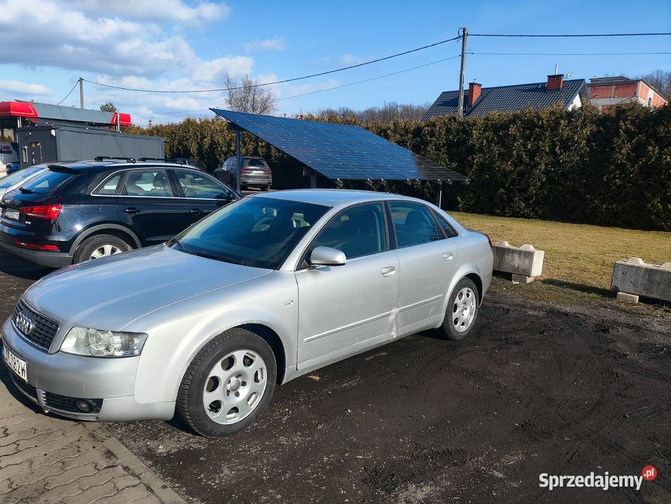 Audi A4 B6 18 Sedan 18T BFB 163 2004 r srebrny Klaudyn