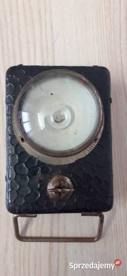 1920 30 Szwajcarska Latarka Przedwojenna Szkło Białystok