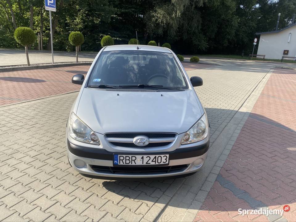 HYUNDAI GETZ 11 MPI 67 2006r Mały przebiegKlima lakier metallic podkarpackie Miejsce Piastowe