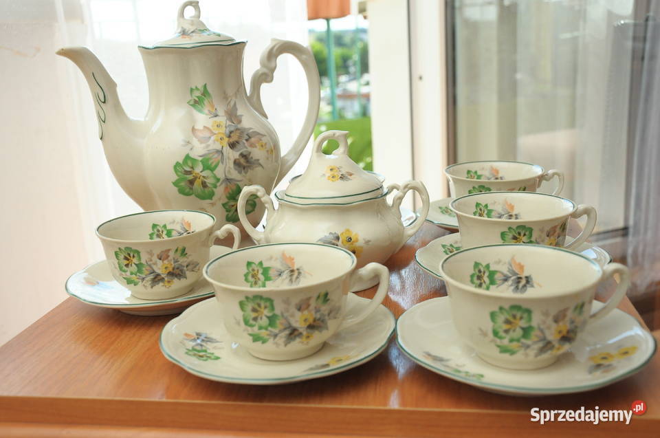 Sprzedam serwis kawowy z Chodzieży lata 40 beżowy Akcesoria do kawy Bydgoszcz