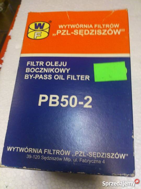 Filtr oleju bocznikowy PB 502 Gdynia sprzedam