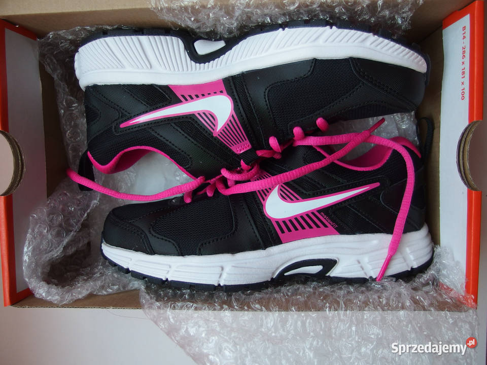 czarne różówe NIKE buty adidasy trening sport Obuwie sportowe