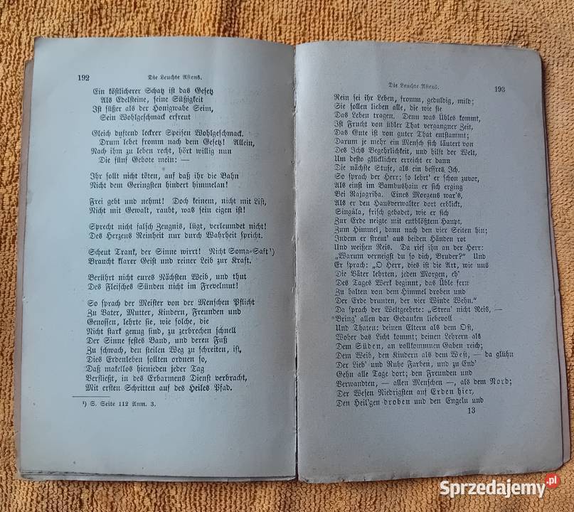 Edwin Arnold Die Leuchte Asiens Philipp Reclam Antykwariat