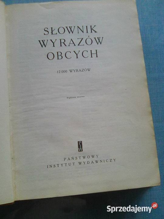 Słownik Wyrazów Obcych Pozostałe