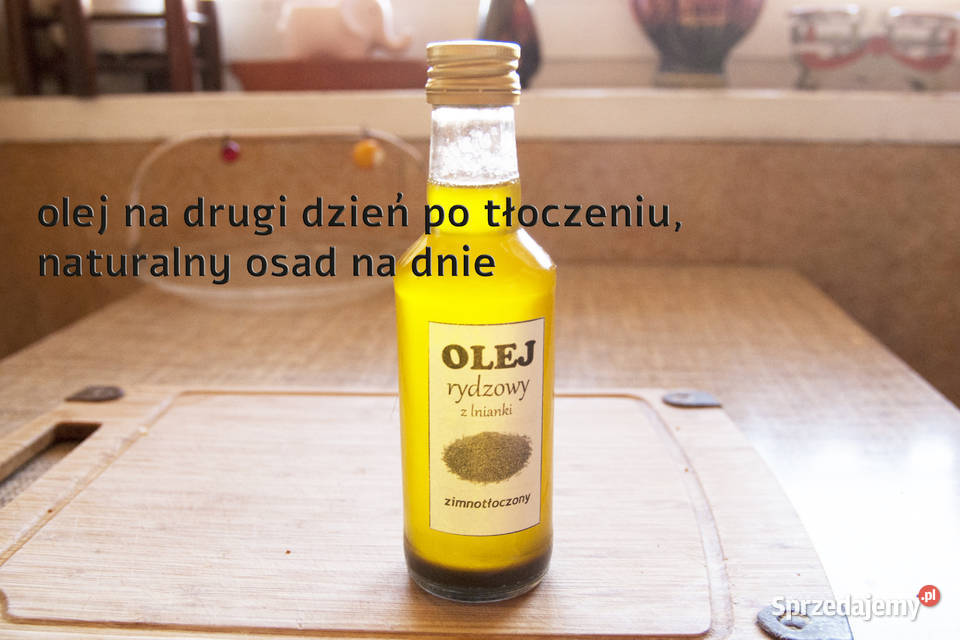 Olej tłoczony na zimno lniany rzepakowy własnego mazowieckie Warszawa