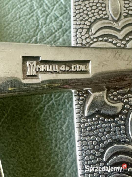 Radzieckie widelce obiadowe złocone lata 70te Gdańsk