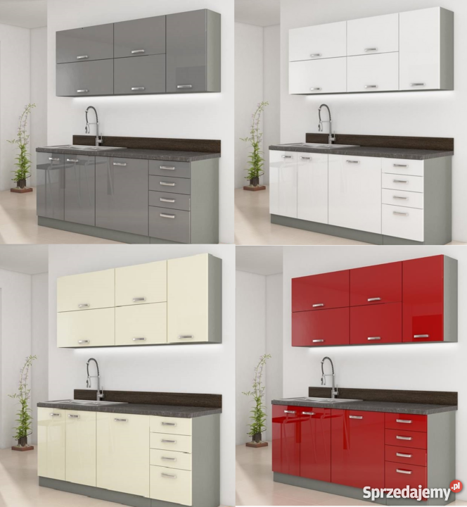 MebleSzafki kuchennekuchnia Bianca Grey Rose Kępno