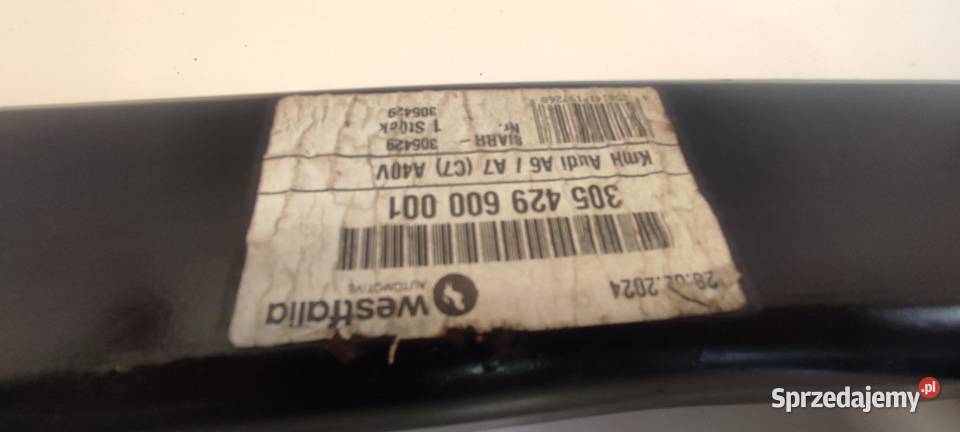 AUDI A6 A7 4G HAK HOLOWNICZY WESTFALIA 55R01