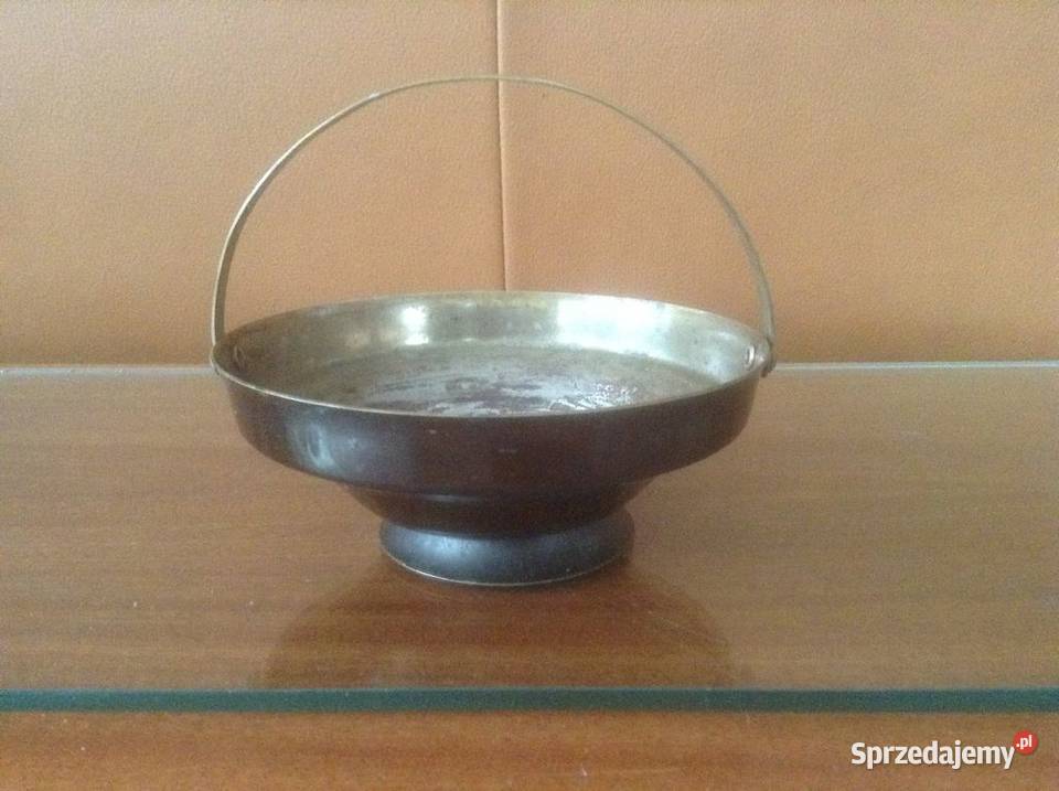 Stara cukiernica metalowa z ruchomym uchwytem Opole sprzedam