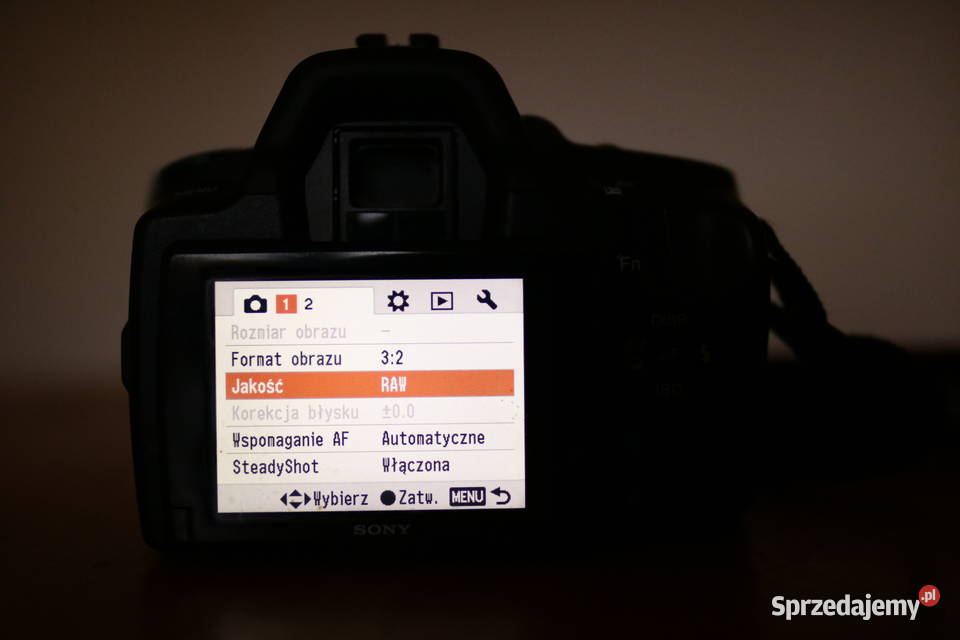 Lustrzanka Sony DSLRA390L korpus obiektyw 1855mm Aparaty Katowice sprzedam