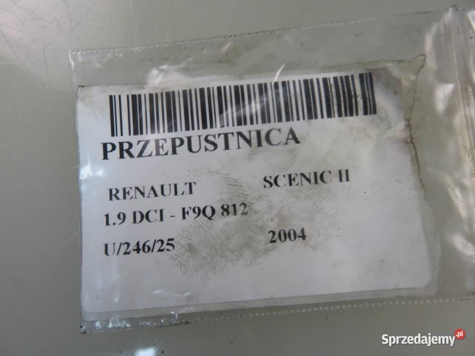 PRZEPUSTNICA RENAULT SCENIC II 19 DCI A68843370
