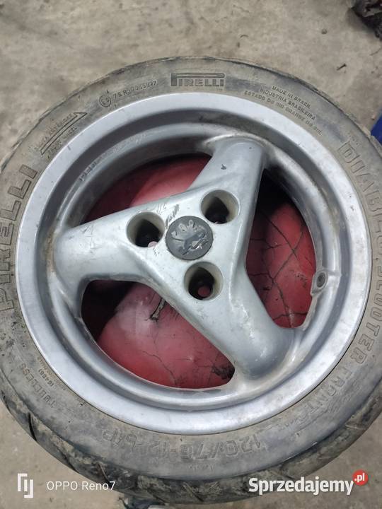 Przednie koło 12 Peugeot speedfight Łubno