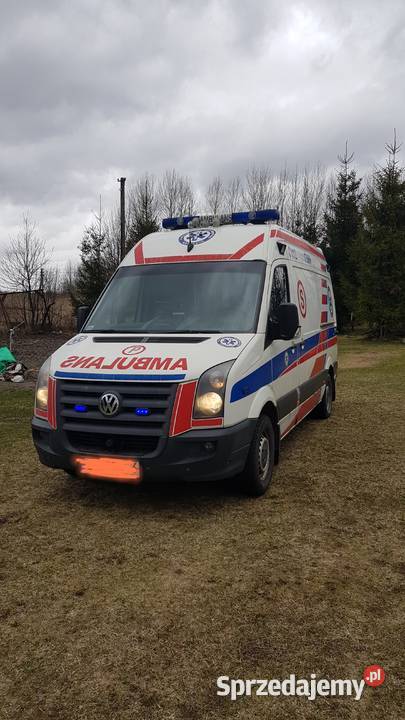 Ambulans karetka Volkswagen Crafter 25 TDI nosze warmińsko-mazurskie Biskupiec