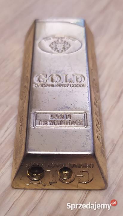 Zapalniczka w formie sztabki złota Kielce