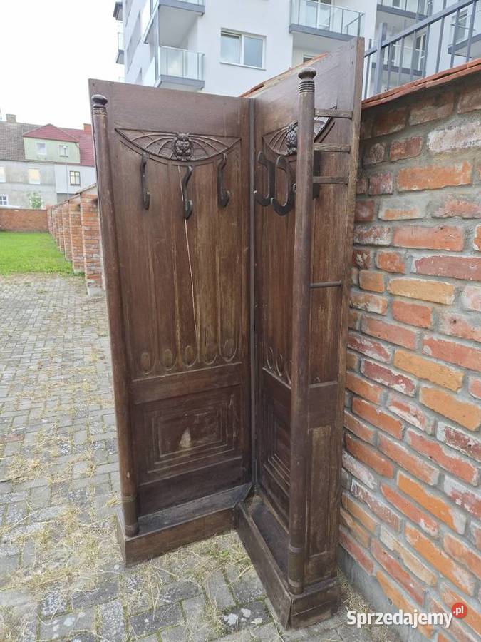 Secesyjna garderoba wieszak Szczecinek