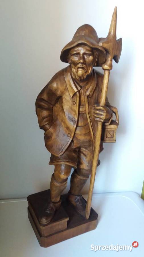 Rzeźba z drewna Halabardnik Strażnik Domu Lubień
