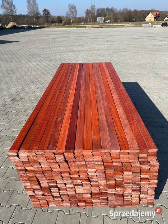 Deska elewacyjna drewniana padouk Fas KD 21x66mm Prusice