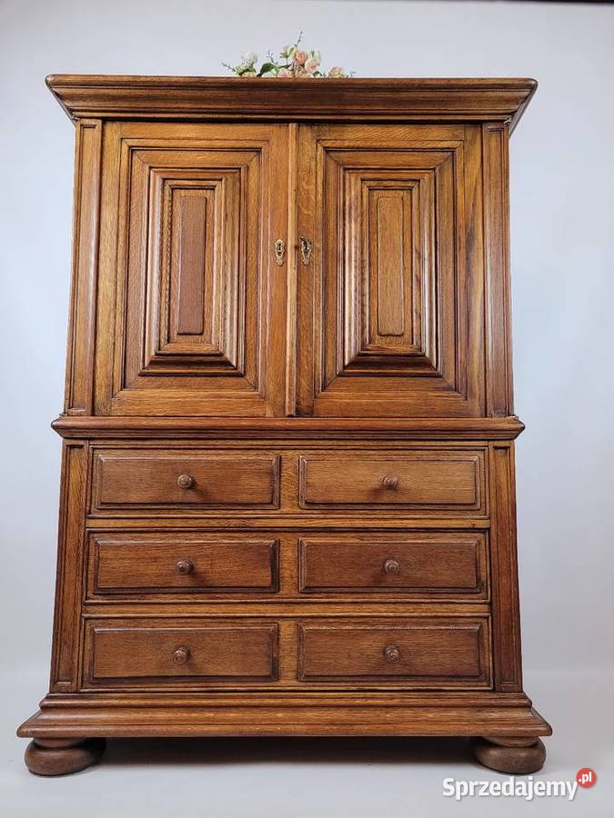 Wysoka komoda bieliżniarkaszuflady Białogard sprzedam