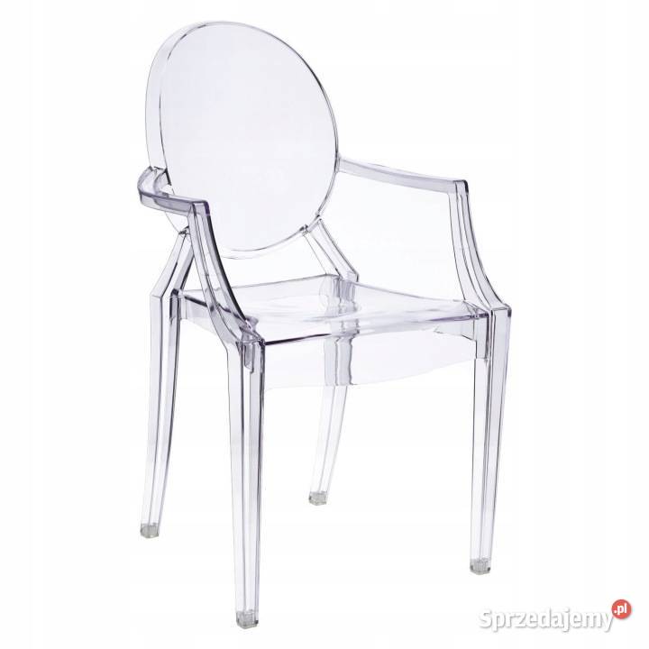 KRZESŁO LUIS TRANSPARENTNE