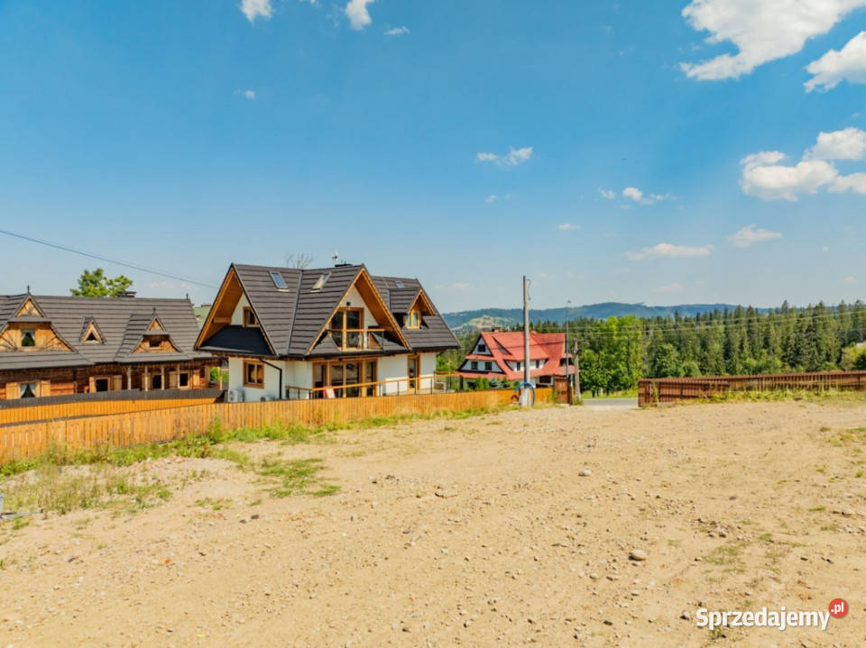 Działka z pozwoleniem na 4 domy Zakopane 2230 m