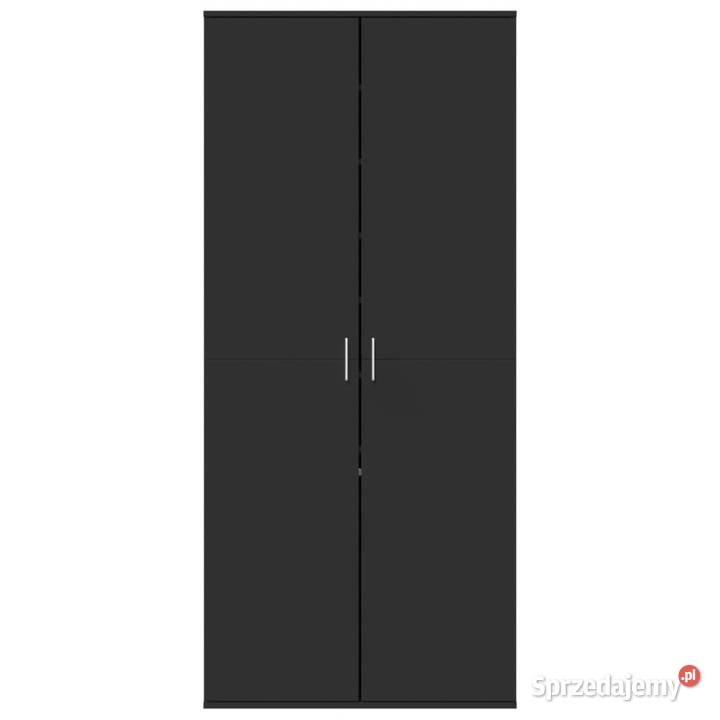 Szafka na buty czarna 80x39x178 materiał Warszawa