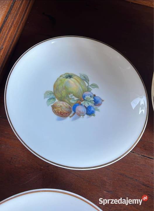 Patera i 5 talerzyków deserowych Z owocami Gdańsk