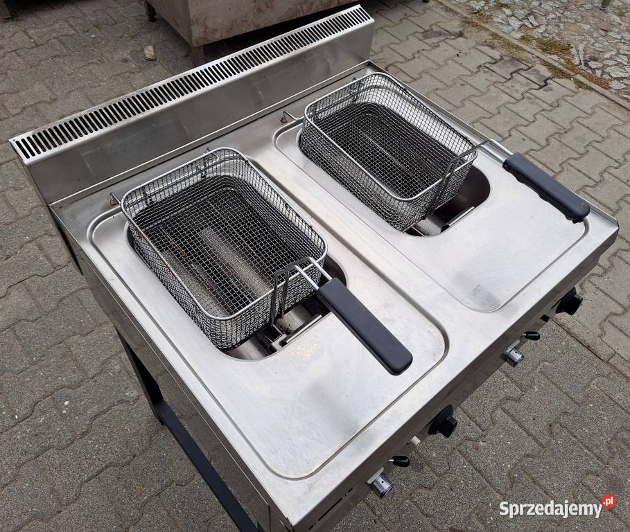 FRYTOWNICA GAZOWA 2 KOMORY 2X8L TECNOINOX M1811N Nowe Skalmierzyce