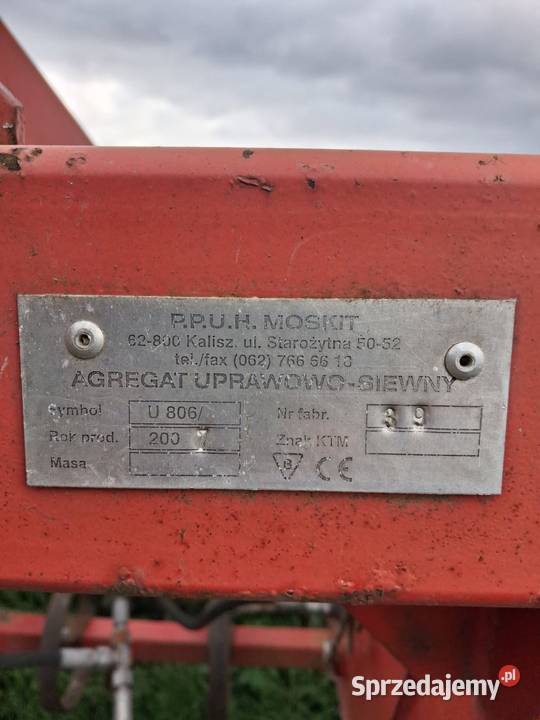 Agregat uprawowosiewny 27m Bojanowo