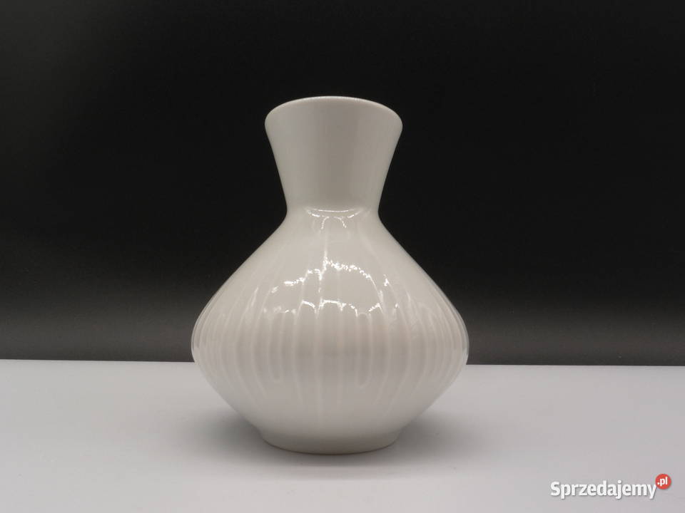 Wazonik Edelstein Bavaria Biała Porcelana lata wielkopolskie Raszków