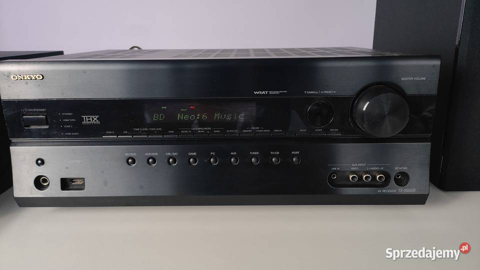 Amplituner 72 Onkyo TXSR608 THX Select2 HDMI 14a Rypin sprzedam