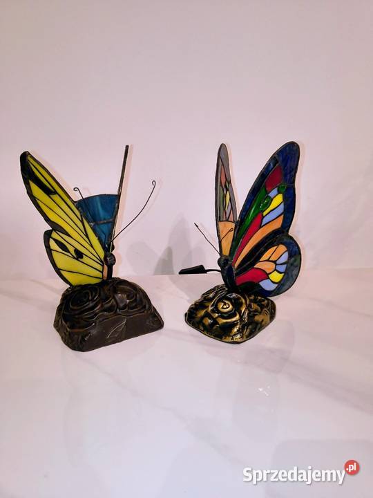 Tiffany lampa witrażowa stołowa nocna biurowa Zaręba