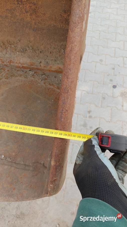 Hydrauliczna łyżka skarpowa 230 skarpówka złącze Osprzęt roboczy