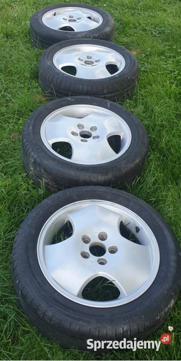 4 felgi plus opony letnie saab 93 5x110 dolnośląskie Kłodzko