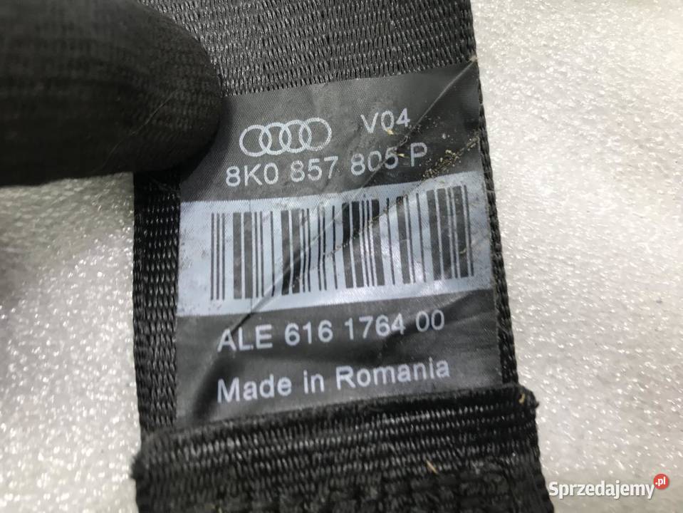 PAS BEZPIECZEŃSTWA TYŁ TYLNY AUDI A5 8T